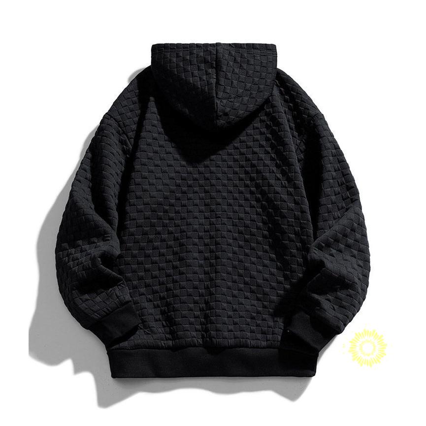 長袖 メンズ ジップ無地 ゆったり スウェットフード付き カジュアル スポーツウェア 秋 春 トップス ファッション 