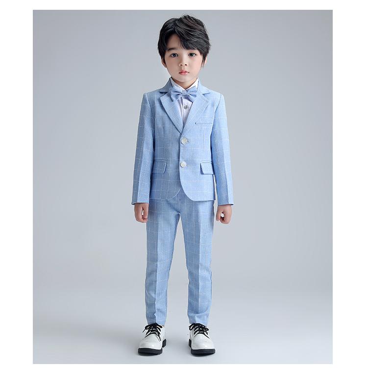 卒業式 小学校 男子 4点フォーマルスーツ セットアップ4点セット 送料無料  