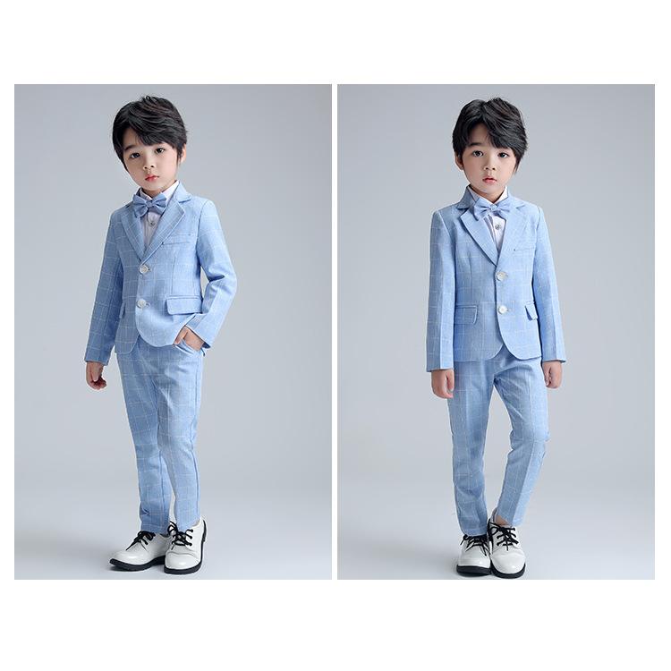 卒業式 小学校 男子 4点フォーマルスーツ セットアップ4点セット 送料無料  