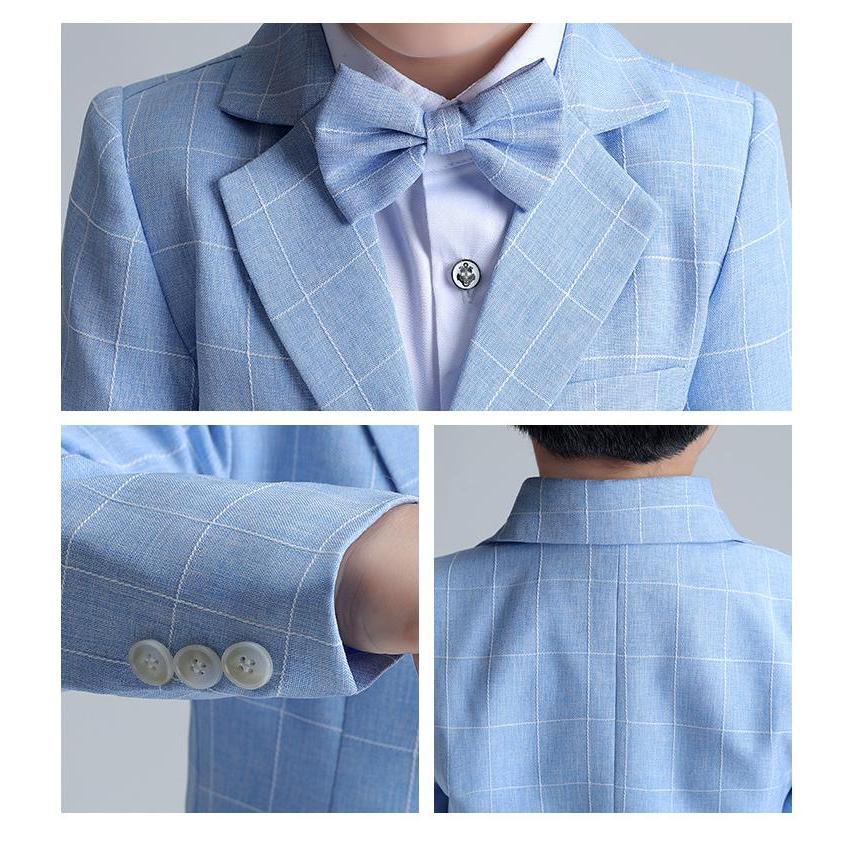 卒業式 小学校 男子 4点フォーマルスーツ セットアップ4点セット 送料無料  