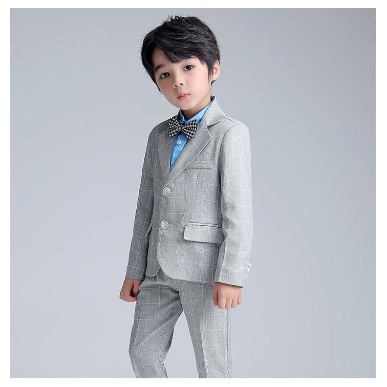 卒業式 小学校 男子 4点フォーマルスーツ セットアップ4点セット 送料無料  