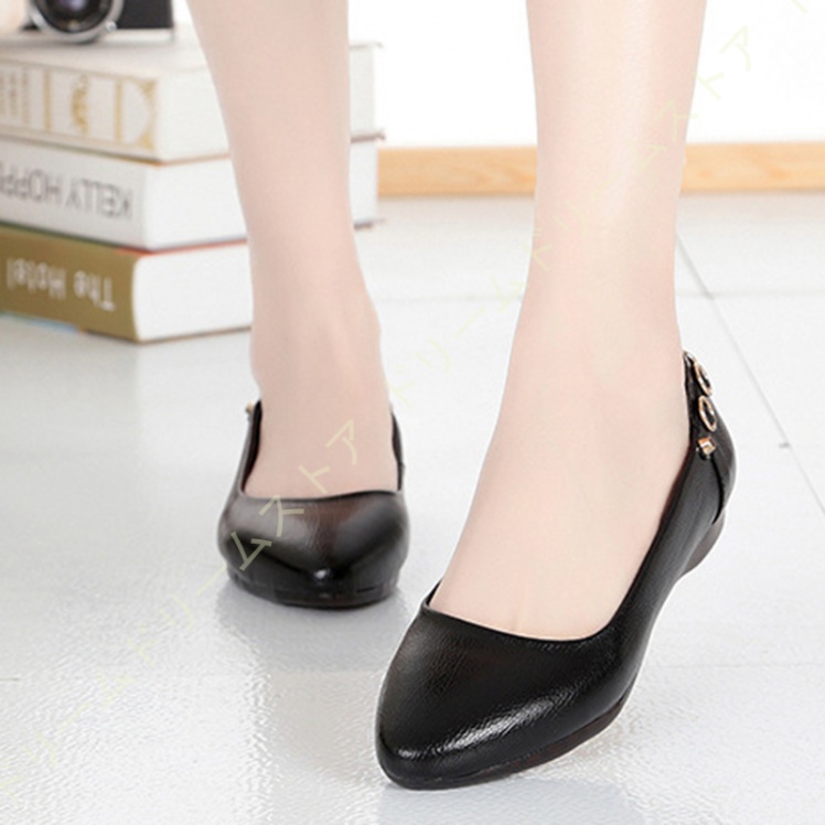 走れる パンプス 痛くない ラウンドトゥ ウエッジソール ウォーキング とんがりトゥ 通勤 美脚 ローヒール 歩きやすい レディース ウェッジヒール 