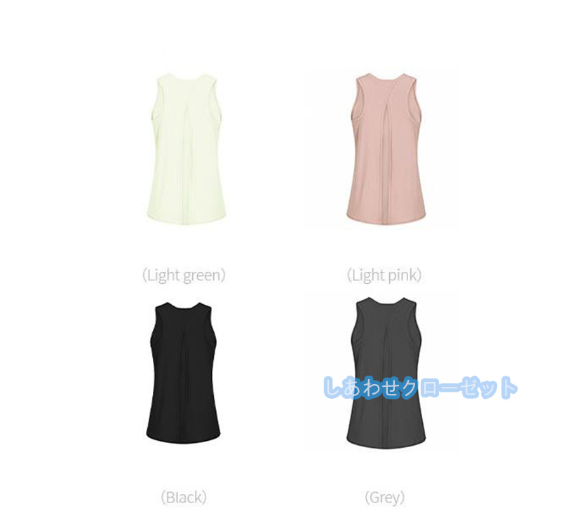 ヨガウェア レディース トップス 袖なし Tシャツ ホットヨガ スポーツウェア 速乾 重ね着 おしゃれ かわいい ランニングウェア 吸汗 フィットネス 
