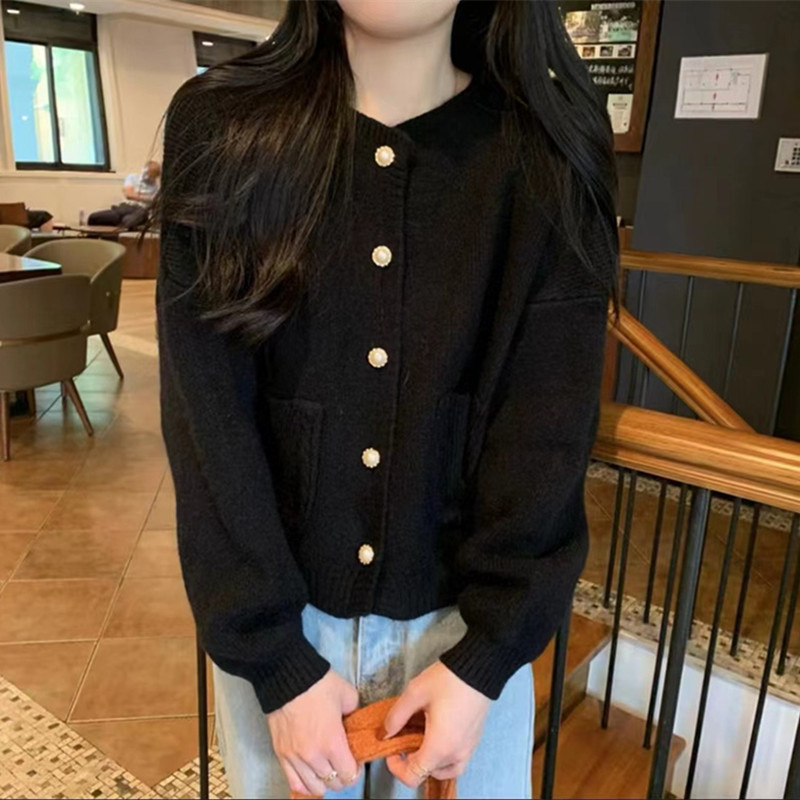 ニットカーディガン レディース 秋冬 トップス 体型カバー ニットコート ニットセーター 長袖カジュアル 前開き 着痩せ アウター 