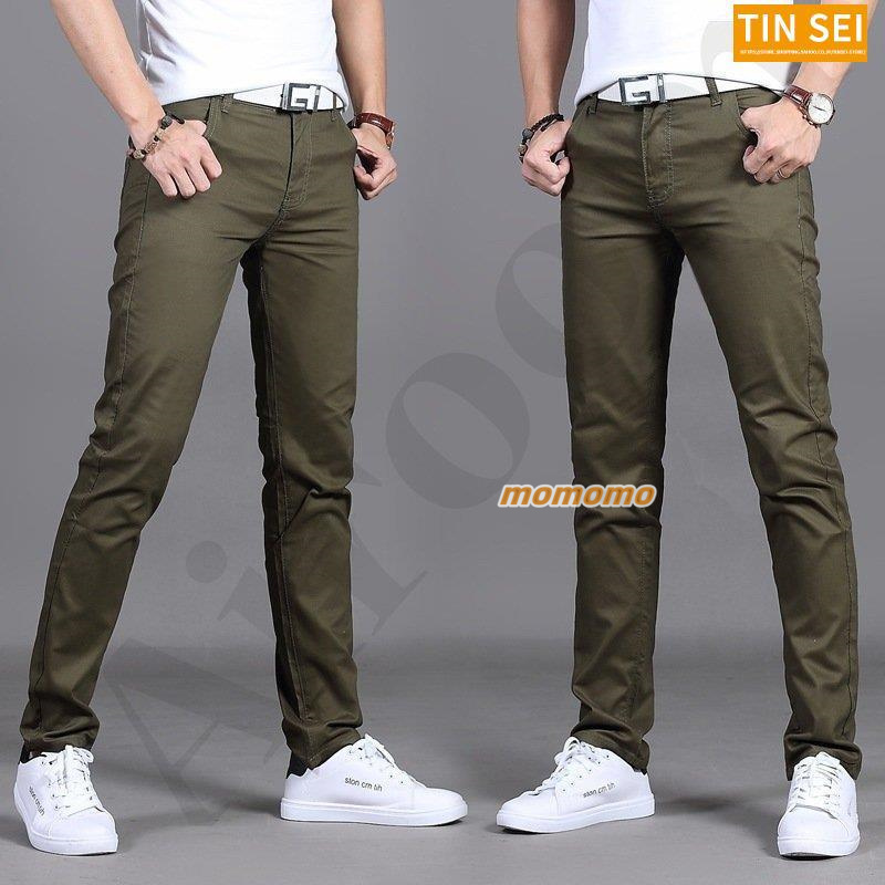 ゴルフウエア メンズパンツ チノパンツ メンズ ストレッチ スキニー 夏 チノパン 無地 スリム カジュアルパンツ シンプル ボパンツ ドライ ジーンズ 