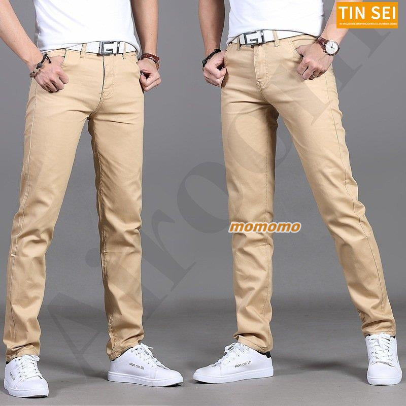 ゴルフウエア メンズパンツ チノパンツ メンズ ストレッチ スキニー 夏 チノパン 無地 スリム カジュアルパンツ シンプル ボパンツ ドライ ジーンズ 