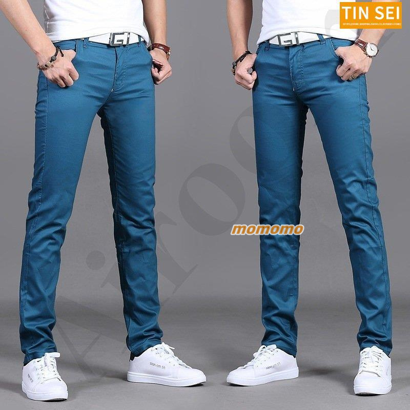 ゴルフウエア メンズパンツ チノパンツ メンズ ストレッチ スキニー 夏 チノパン 無地 スリム カジュアルパンツ シンプル ボパンツ ドライ ジーンズ 