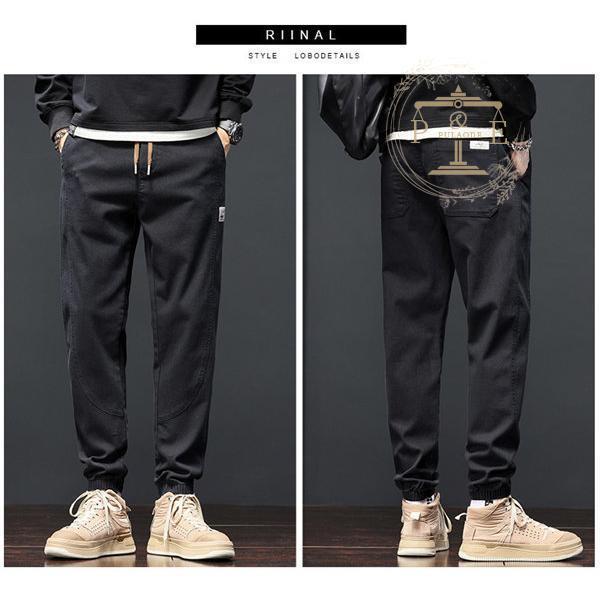 サルエルパンツ メンズ 裏起毛パンツ ジーンズ 厚手 暖かい 裏起毛 やや伸縮 暖パン 暖ズボン 厚手 ストレッチパンツ 秋冬 