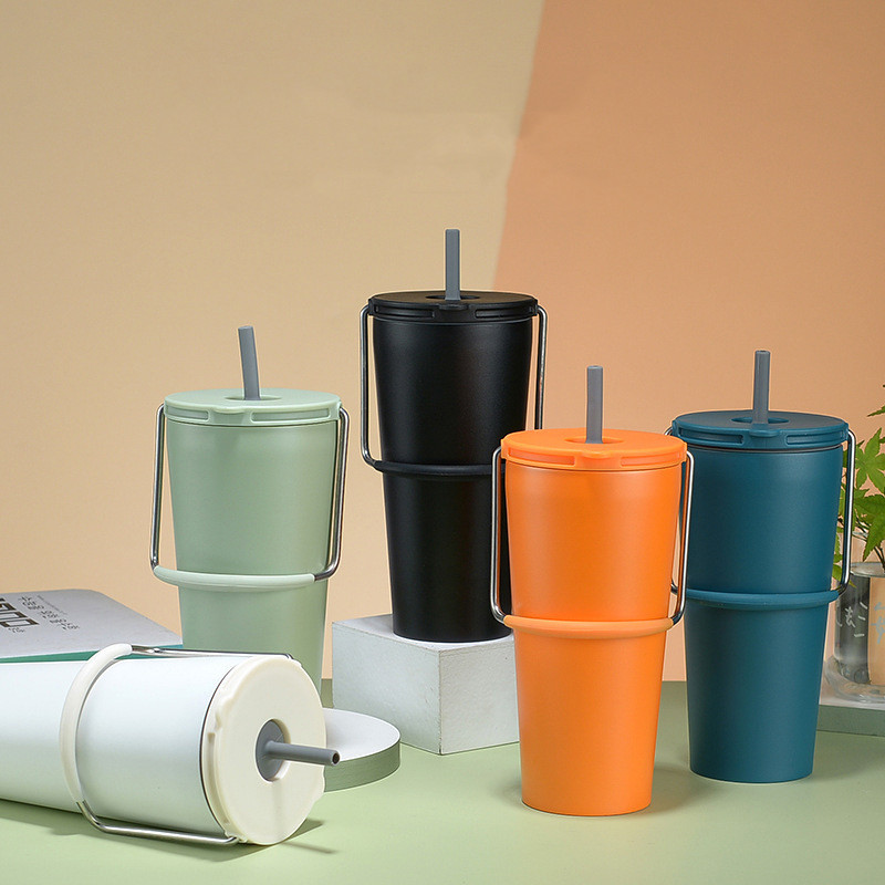 タンブラー 水筒 蓋付き 大容量 真空断熱 保温 ステンレス 保冷 持ち運び 二重構造 おしゃれ コーヒーカップ 直飲み 漏れ防止 