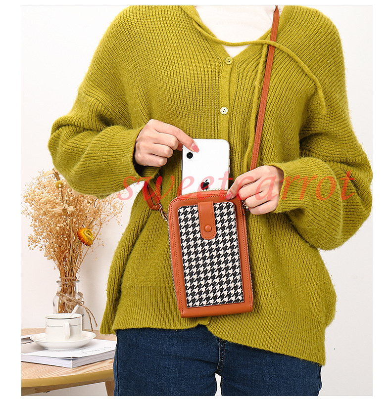 ショルダーポーチ スマホポーチ 韓国風 携帯電話バッグ 縦型 財布 お散歩バッグ ランチバッグ おしゃれ 小物 軽量 カードケース スマホバッグ 肩掛け 女性 