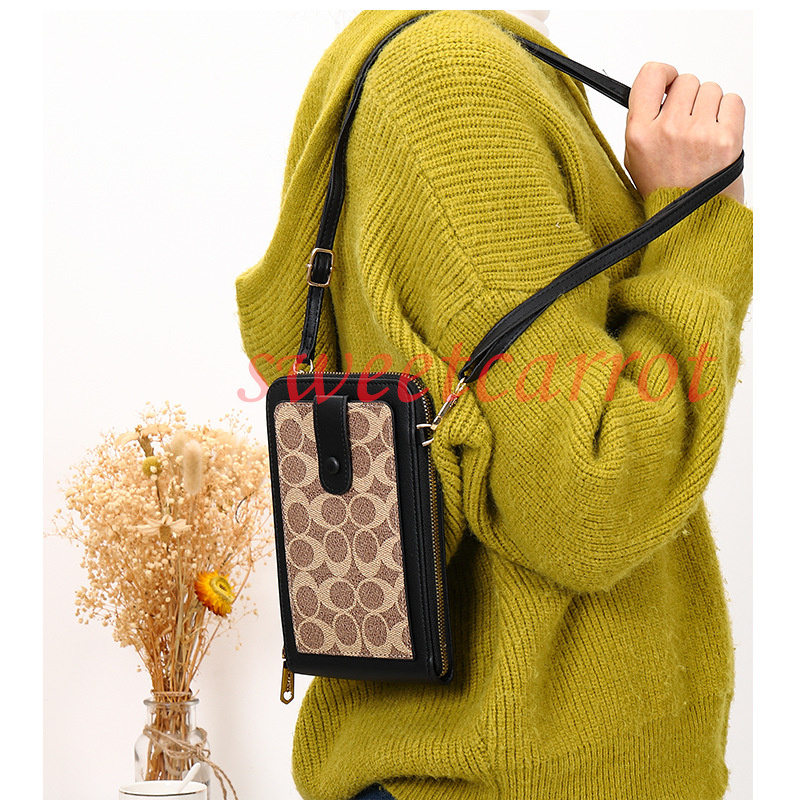 ショルダーポーチ スマホポーチ 韓国風 携帯電話バッグ 縦型 財布 お散歩バッグ ランチバッグ おしゃれ 小物 軽量 カードケース スマホバッグ 肩掛け 女性 