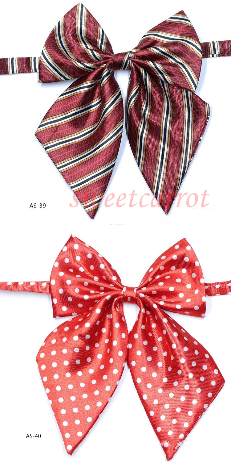 46COLOR スクールリボン お洒落 女子高生 韓国風 レディース ワンタッチ セーラー服 ストライプ 中学生 プレゼント リボン 業務用 かわいい 制服リボン 