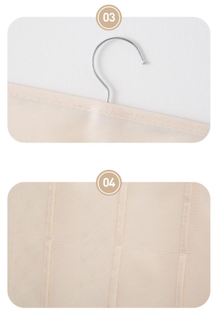 2個セット 30ポケット 靴下収納 下着収納 ハンガー式 吊り下げ ブラ スリム 整理整頓 ショーツ 2TYPE 収納 ウォールポケット 両面収納 