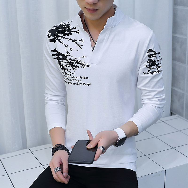 ヘンリーネックTシャツ メンズ ロンT 長袖 無地 ロングTシャツ ティーシャツ 春服 トップス インナー 