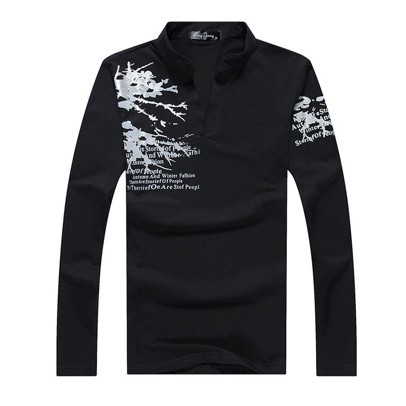ヘンリーネックTシャツ メンズ ロンT 長袖 無地 ロングTシャツ ティーシャツ 春服 トップス インナー 