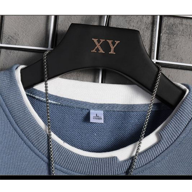 Tシャツ 長袖 メンズ ロンT 重ね着風 ロングTシャツ スポーツ 白 春服 ティーシャツ 黒 薄手 カジュアル 秋服 