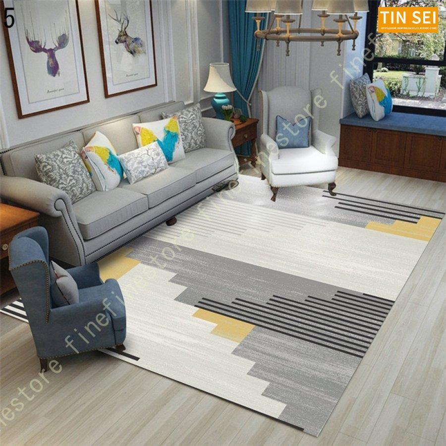 ラグ マット 北欧 インク カーペット 厚手 洗える 滑り止め ジュータン 四畳半 抽象 １畳 幾何学ラグマット 4畳半 絨毯 ミニラグ モダン かわいい おしゃれ 