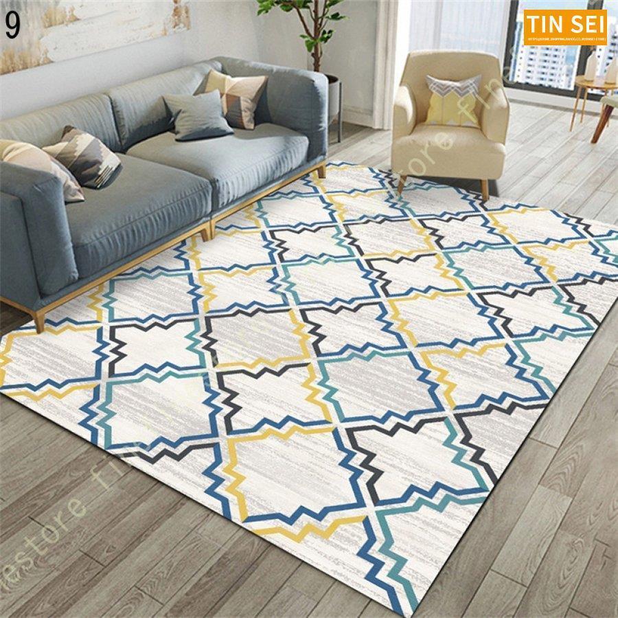 ラグ マット 北欧 インク カーペット 厚手 洗える 滑り止め ジュータン 四畳半 抽象 １畳 幾何学ラグマット 4畳半 絨毯 ミニラグ モダン かわいい おしゃれ 