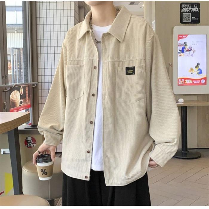 トップス メンズ 秋服 カジュアルシャツ 長袖シャツ ライトアウター 無地 ビジネス 開襟 おしゃれ カジュアル シャツ 