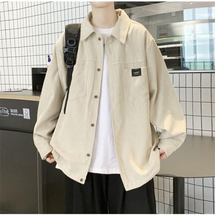 トップス メンズ 秋服 カジュアルシャツ 長袖シャツ ライトアウター 無地 ビジネス 開襟 おしゃれ カジュアル シャツ 