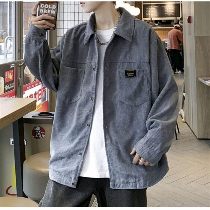 トップス メンズ 秋服 カジュアルシャツ 長袖シャツ ライトアウター 無地 ビジネス 開襟 おしゃれ カジュアル シャツ 