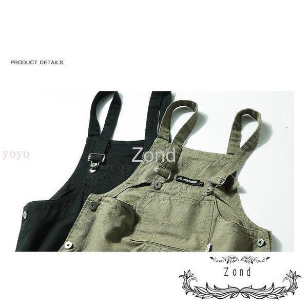 オーバーオール つなぎ サロペット アメカジ シンプル ストリートワークスタイル カッコイイ 