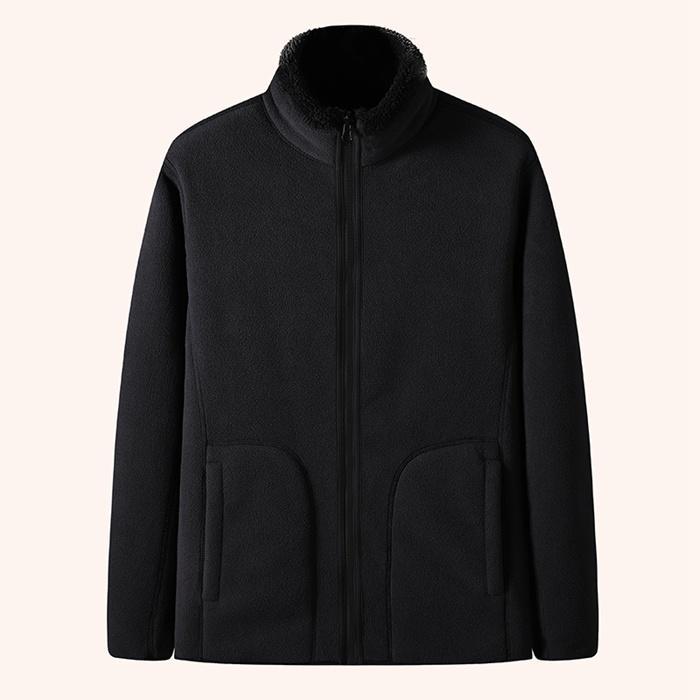 フブルゾン メンズ 2TYPE フーディ 立ち襟 両面着用 ボア フ無地 リバーシブル アウター 