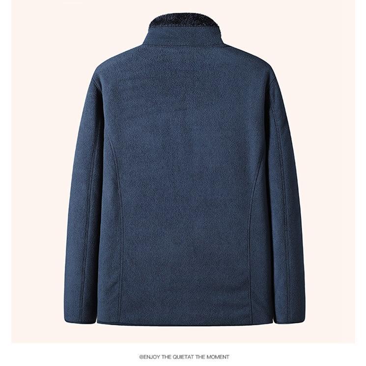 フブルゾン メンズ 2TYPE フーディ 立ち襟 両面着用 ボア フ無地 リバーシブル アウター 