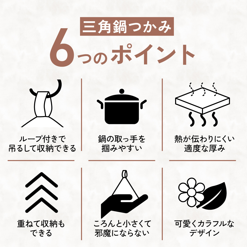 三角鍋つかみ  