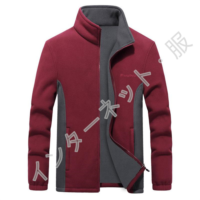 フリースジャケット メンズ ジャケット ボアジャケット ブルゾン アウター 冬 スタンドバイ大きいサイズ 。 秋 防風 防寒 暖かい 送料無料 