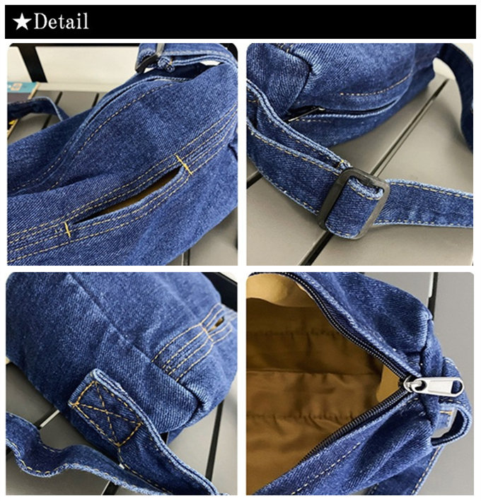 2023 新作 レディース メンズ キッズ デニム バッグ インディゴ ミニショルダー スクエア 四角 メンズ フォルム メッセンジャーバッグ 斜め掛け 底敷 ミニバッグ