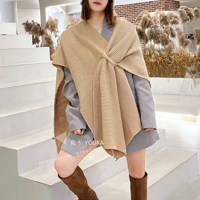 ニットケープ ショール レディース ポレロ ストール ポンチョ レディース 秋冬 防寒着 大判 ニット ケープ ケープコート ショール 