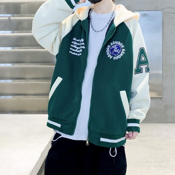 小学生 男の子 フード付き ブルゾン ジャンパー ジャケット ストリート キッズ 韓国 アウター 通学 ダンス ジュニア 子供服 子ども スポーツ 春秋 