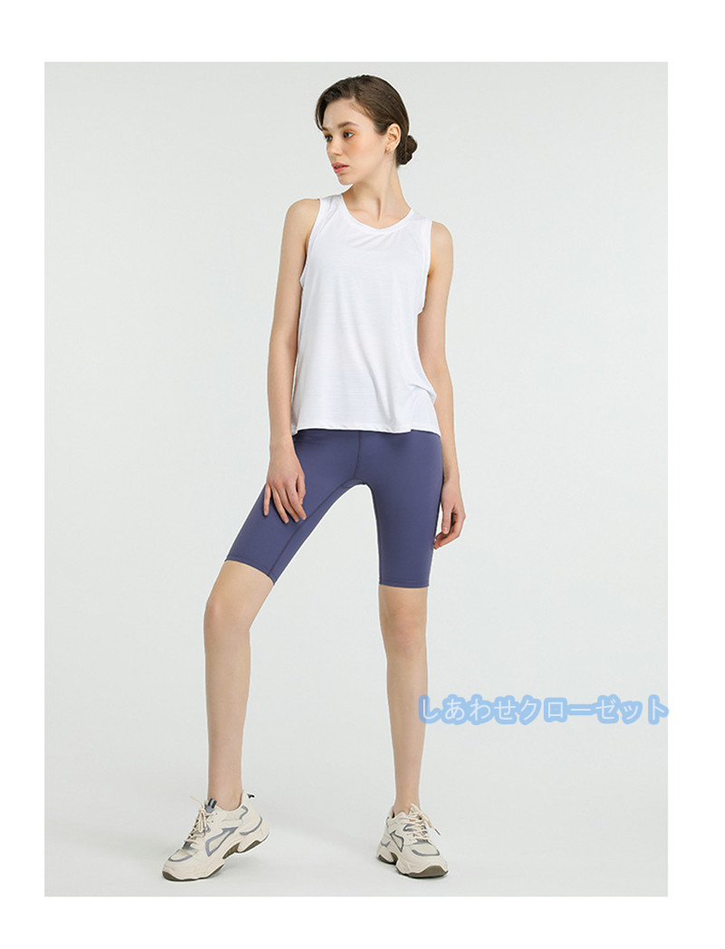 ヨガウェア レディース トップス 袖なし Tシャツ ホットヨガ おしゃれ かわいい 速乾 スポーツウェア フィットネス 吸汗 ランニングウェア 