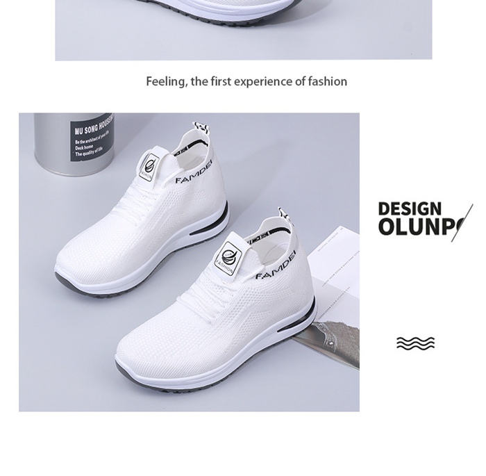 スニーカー レディース 厚底スニーカー インヒールスニーカー カジュアル身長アップ 美脚 おしゃれ 