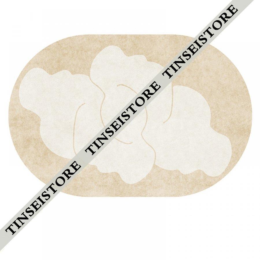 北欧 円丸ラグマット部屋 丸型カーペット 円形 ラグ カーペット 柔らか 床暖房対応 まる型 マット書斎 洗える 丸いカーペット 防音 おしゃれ幾何学柄 