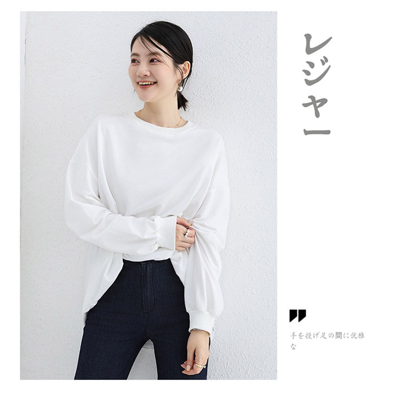 トレーナー レディース ゆったり スウェット カットソー 長袖 可愛い ビッグシルエット プルオーバー おしゃれ Tシャツ ストライプ 大きいサイズ カジュアル 