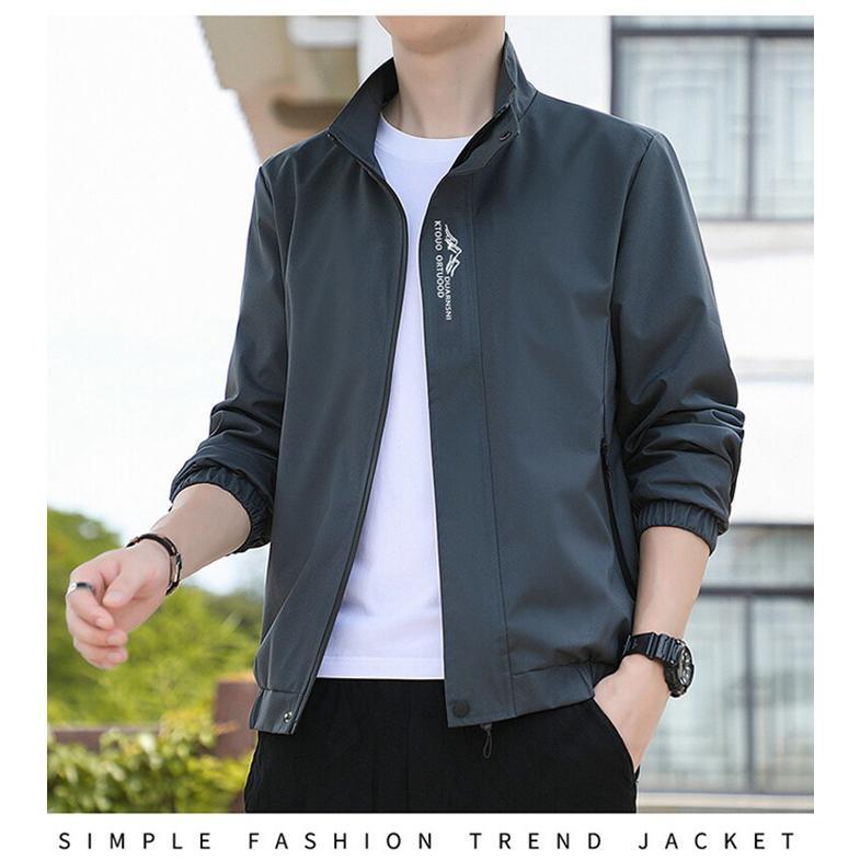 カジュアル メンズ トップス 薄手 無地 春 おしゃれ 通勤 ファッション 通学 長袖 前開 秋 