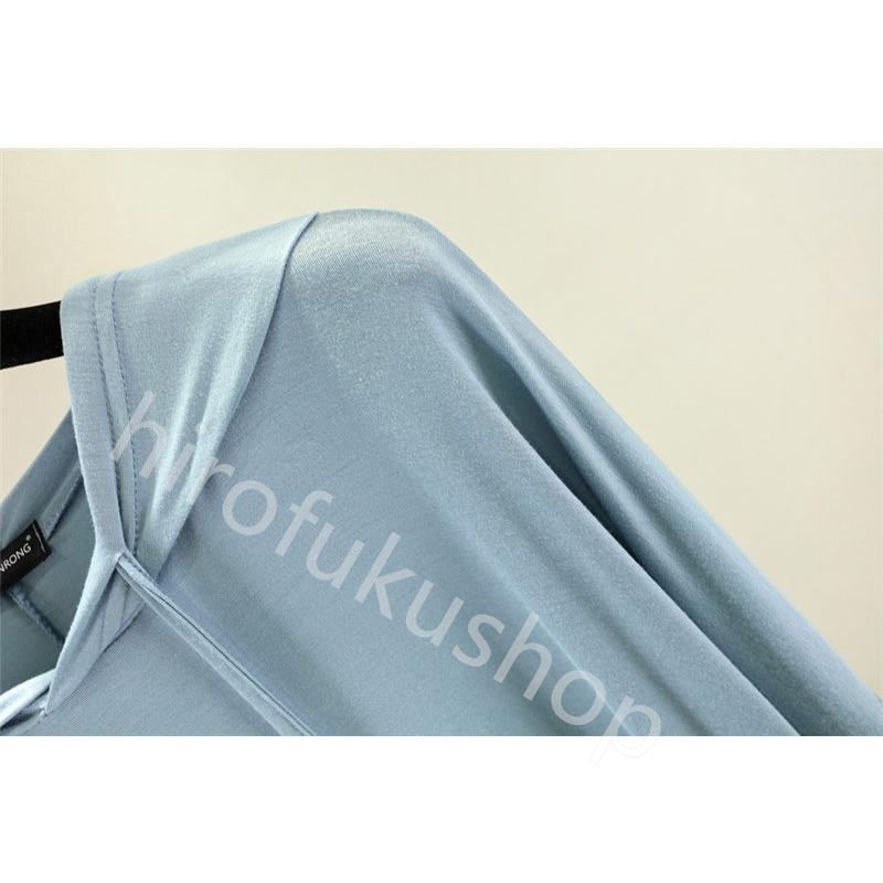 フード付き Tシャツ カットソー レディース 長袖 薄手 ゆったり トップス 春秋 ルームウエア モダール Tシャツ 長袖Tシャツ 柔らかい 