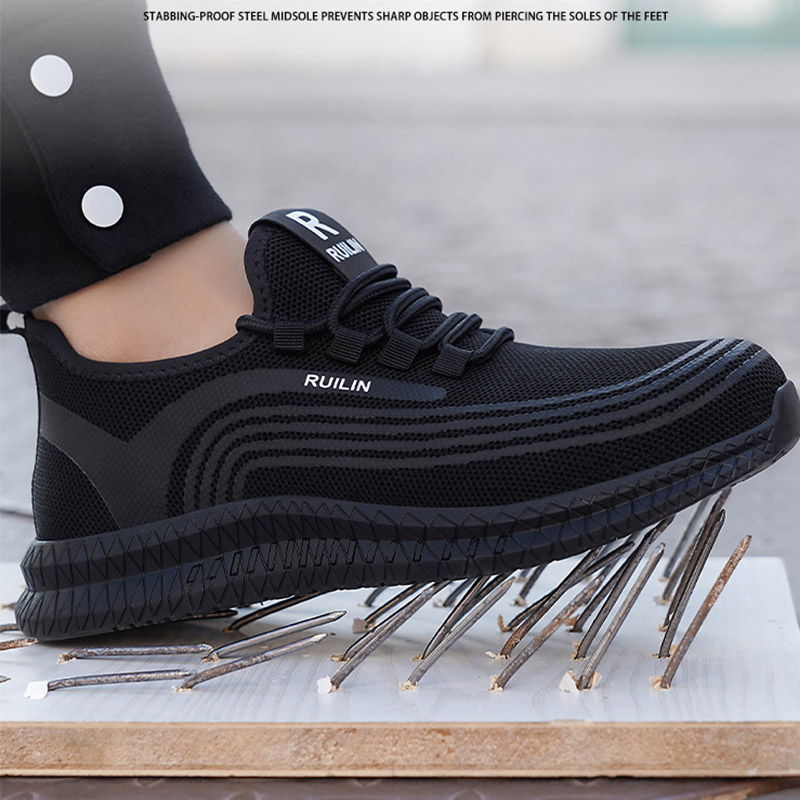 安全靴 おしゃれ スニーカー メンズ レディース 疲れにくい 通気性 軽量 登山靴 あんぜん靴 作業靴スニーカー 厚底 疲れにくい クッション 踏み抜き防止 