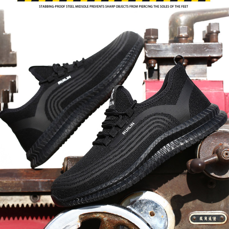 安全靴 おしゃれ スニーカー メンズ レディース 疲れにくい 通気性 軽量 登山靴 あんぜん靴 作業靴スニーカー 厚底 疲れにくい クッション 踏み抜き防止 