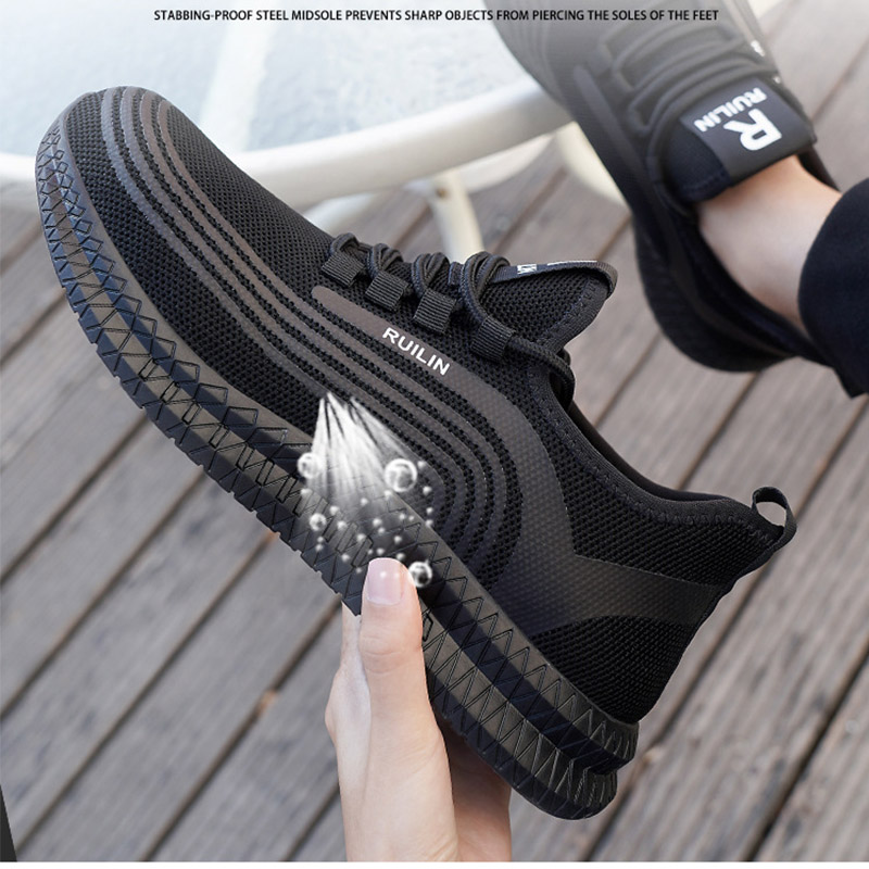 安全靴 おしゃれ スニーカー メンズ レディース 疲れにくい 通気性 軽量 登山靴 あんぜん靴 作業靴スニーカー 厚底 疲れにくい クッション 踏み抜き防止 