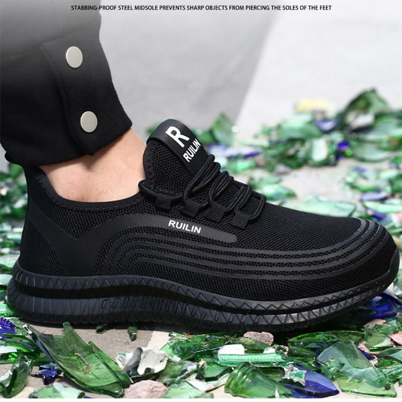 安全靴 おしゃれ スニーカー メンズ レディース 疲れにくい 通気性 軽量 登山靴 あんぜん靴 作業靴スニーカー 厚底 疲れにくい クッション 踏み抜き防止 