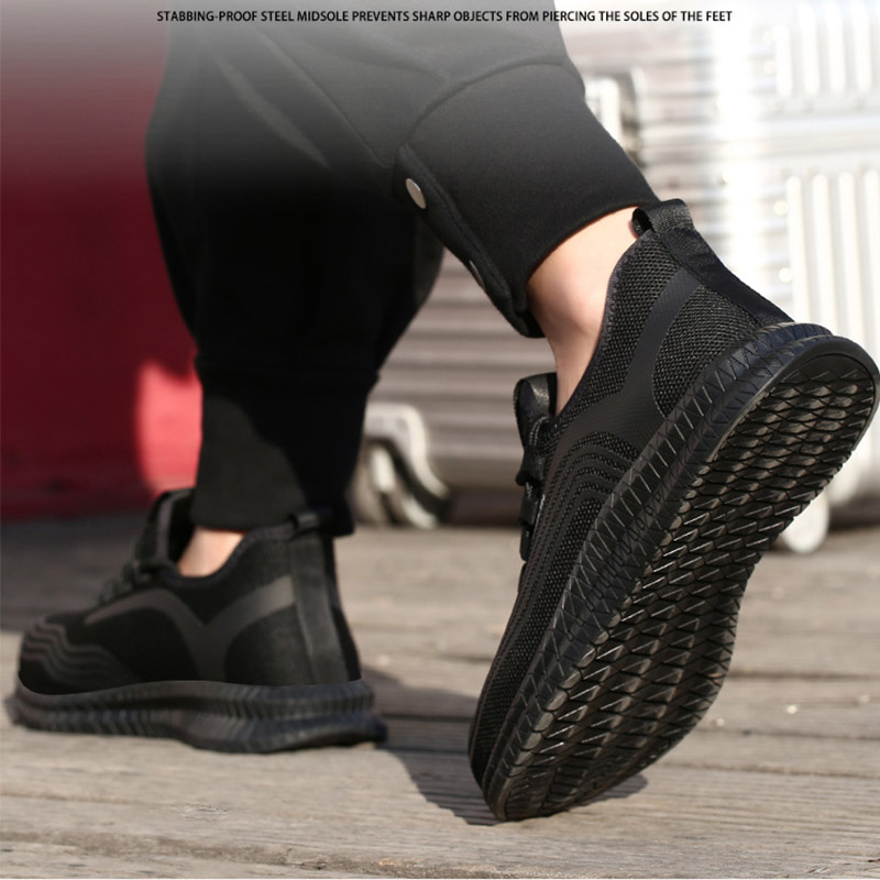 安全靴 おしゃれ スニーカー メンズ レディース 疲れにくい 通気性 軽量 登山靴 あんぜん靴 作業靴スニーカー 厚底 疲れにくい クッション 踏み抜き防止 