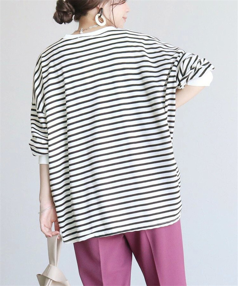 Tシャツ レディース カットソー 長袖 トレーナー トップス カジュアル プレゼント シンプル 母の日 プルオーバー ゆったり ブラウス おしゃれ 