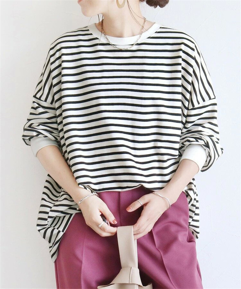 Tシャツ レディース カットソー 長袖 トレーナー トップス カジュアル プレゼント シンプル 母の日 プルオーバー ゆったり ブラウス おしゃれ 