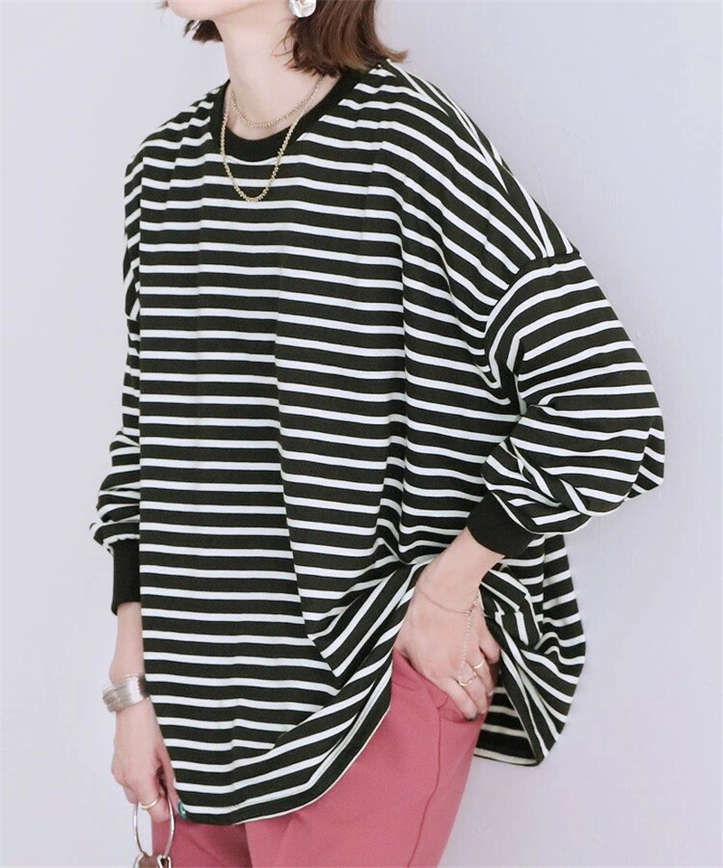 Tシャツ レディース カットソー 長袖 トレーナー トップス カジュアル プレゼント シンプル 母の日 プルオーバー ゆったり ブラウス おしゃれ 