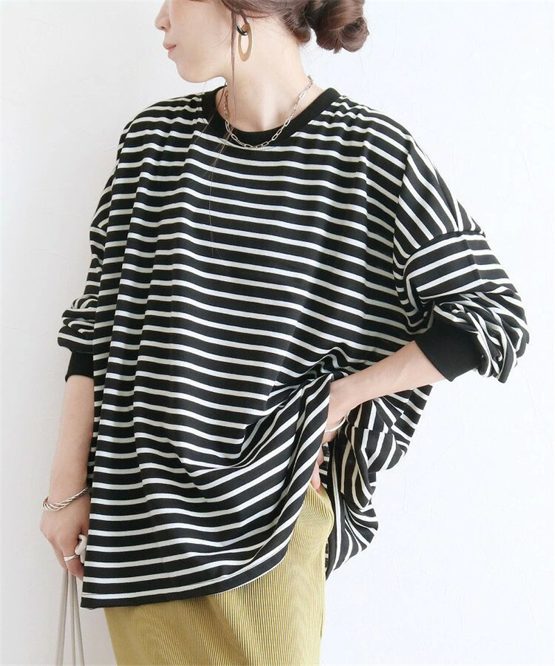 Tシャツ レディース カットソー 長袖 トレーナー トップス カジュアル プレゼント シンプル 母の日 プルオーバー ゆったり ブラウス おしゃれ 