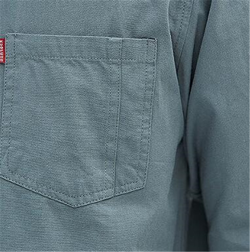 カジュアルシャツ メンズ 長袖シャツ ビジネス シャツ ワークシャツ アウター 紳士服 トップス 無地 オフィス 開襟シャツ 長袖 通勤 春秋 