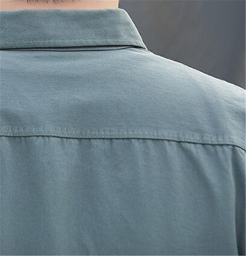 カジュアルシャツ メンズ 長袖シャツ ビジネス シャツ ワークシャツ アウター 紳士服 トップス 無地 オフィス 開襟シャツ 長袖 通勤 春秋 